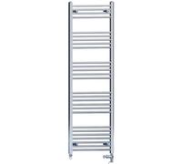 Myhomeware 550 X 1500mm Chrome Dual Fuel Electric Radiator Bathroom Towel Rail Radiator With Standard Electric Element