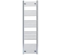 Myhomeware 550mm Wide Flat Chrome Heated Towel Rail Radiator Designer Bathroom Radiator For Central Heating Designer