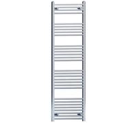Myhomeware 550mm X 1700mm Flat Chrome Heated Towel Rail Radiator Designer Bathroom Radiator For Central Heating Designer