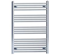 Myhomeware 700mm X 1000mm Chrome Heated Towel Rail Radiator Flat For Bathroom Designer Uk