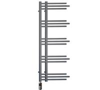 Myhomeware Anthracite Grey 500 X 1200mm Electric Bathroom Designer Towel Rail Radiator Heater - Thermostatic Af Pre-Filled Model Sydney