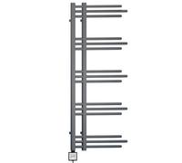 Myhomeware Anthracite Grey 500 X 1200mm Electric Bathroom Designer Towel Rail Radiator Heater Thermostatic Ktx3 Terma Timer Pre-Filled Sydney