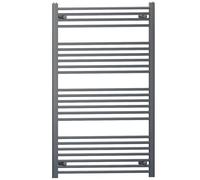 Myhomeware Anthracite Grey Heated Bathroom Towel Rail Radiator For Central Heating Elegant Designer In UK (700mm x 1200mm (h))