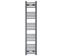 Myhomeware Anthracite Grey Heated Bathroom Towel Rail Radiator For Central Heating Elegant Designer In UK (400mm x 1400mm (h))