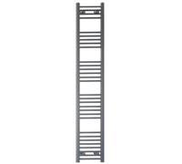 Myhomeware Anthracite Grey Heated Bathroom Towel Rail Radiator For Central Heating Elegant Designer In UK (400mm x 1700mm (h))