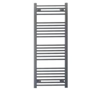Myhomeware Anthracite Grey Heated Bathroom Towel Rail Radiator For Central Heating Elegant Designer In UK (450mm x 1200mm (h))