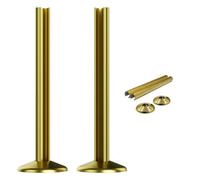 Myhomeware Gold Pipe Covers And Collars For 15mm Towel Rail Radiator Pipes - Just Snap It