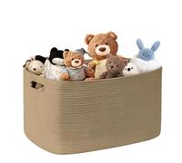 MYHOMMATTO Large Woven Laundry Basket Hamper with Handles 86L, Jute | cotton rope basket for Living Room Blanket Storage,wicker basket for Kids Toy,Gift,Bathroom,Bedroom Dirty Clothes