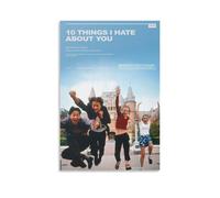 MYHRDF 10 Things I Hate About You (TV Series) Living Room Wall Art Waterproof Multifunctional Canvas Home Office UV Resistant Frameless PosterUnframe-style12x18inch(30x45cm)