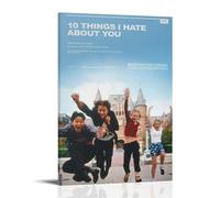 MYHRDF 10 Things I Hate About You (TV Series) Living Room Wall Art Waterproof Multifunctional Canvas Home Office UV Resistant Frameless PosterFrame-style16x24inch(40x60cm)