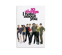 MYHRDF 10 Things I Hate About YouLiving Room Wall Art Waterproof Multifunctional Canvas Home Office UV Resistant Frameless PosterUnframe-style12x18inch(30x45cm)