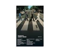 MYHRDF Abbey Road The BeatlesLiving Room Wall Art Waterproof Multifunctional Canvas Home Office UV Resistant Frameless PosterUnframe-style24x36inch(60x90cm)