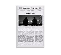 MYHRDF Apocalypse by Cigarettes After SexLiving Room Wall Art Waterproof Multifunctional Canvas Home Office UV Resistant Frameless PosterUnframe-style08x12inch(20x30cm)