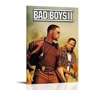 MYHRDF Bad Boys IILiving Room Wall Art Waterproof Multifunctional Canvas Home Office UV Resistant Frameless PosterFrame-style24x36inch(60x90cm)