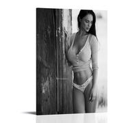 MYHRDF Charlie RiinaLiving Room Wall Art Waterproof Multifunctional Canvas Home Office UV Resistant Frameless PosterFrame-style16x24inch(40x60cm)