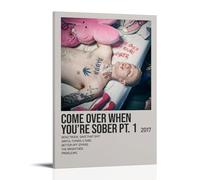 MYHRDF Come Over When You're Sober, PtLiving Room Wall Art Waterproof Multifunctional Canvas Home Office UV Resistant Frameless PosterFrame-style08x12inch(20x30cm)