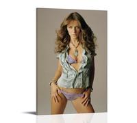 MYHRDF Elizabeth HurleyLiving Room Wall Art Waterproof Multifunctional Canvas Home Office UV Resistant Frameless PosterFrame-style08x12inch(20x30cm)
