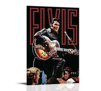 MYHRDF Elvis PresleyLiving Room Wall Art Waterproof Multifunctional Canvas Home Office UV Resistant Frameless PosterFrame-style20x30inch(50x75cm)