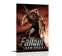 MYHRDF Fallout New VegasLiving Room Wall Art Waterproof Multifunctional Canvas Home Office UV Resistant Frameless PosterFrame-style24x36inch(60x90cm)