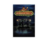MYHRDF Five Nights at Freddy'sLiving Room Wall Art Waterproof Multifunctional Canvas Home Office UV Resistant Frameless PosterUnframe-style16x24inch(40x60cm)
