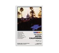 MYHRDF Hotel California by The EaglesLiving Room Wall Art Waterproof Multifunctional Canvas Home Office UV Resistant Frameless PosterUnframe-style24x36inch(60x90cm)