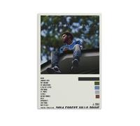 MYHRDF J. Cole 2014 Forest Hills DriveLiving Room Wall Art Waterproof Multifunctional Canvas Home Office UV Resistant Frameless PosterUnframe-style16x24inch(40x60cm)