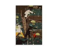 MYHRDF Jacob LawrenceLiving Room Wall Art Waterproof Multifunctional Canvas Home Office UV Resistant Frameless PosterUnframe-style24x36inch(60x90cm)