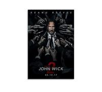 MYHRDF John WickLiving Room Wall Art Waterproof Multifunctional Canvas Home Office UV Resistant Frameless PosterUnframe-style20x30inch(50x75cm)