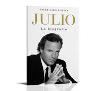 MYHRDF Julio IglesiasLiving Room Wall Art Waterproof Multifunctional Canvas Home Office UV Resistant Frameless PosterFrame-style24x36inch(60x90cm)