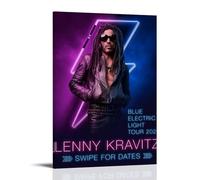 MYHRDF Lenny KravitzLiving Room Wall Art Waterproof Multifunctional Canvas Home Office UV Resistant Frameless PosterFrame-style20x30inch(50x75cm)