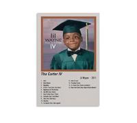MYHRDF Lil Wayne Tha Carter IVLiving Room Wall Art Waterproof Multifunctional Canvas Home Office UV Resistant Frameless PosterUnframe-style20x30inch(50x75cm)