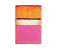 MYHRDF Mark Rothko White CenterLiving Room Wall Art Waterproof Multifunctional Canvas Home Office UV Resistant Frameless PosterUnframe-style24x36inch(60x90cm)