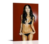 MYHRDF Megan FoxLiving Room Wall Art Waterproof Multifunctional Canvas Home Office UV Resistant Frameless PosterFrame-style08x12inch(20x30cm)