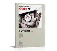 MYHRDF Mother Mother O My HeartLiving Room Wall Art Waterproof Multifunctional Canvas Home Office UV Resistant Frameless PosterFrame-style12x18inch(30x45cm)