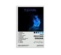 MYHRDF Psychodrama DaveLiving Room Wall Art Waterproof Multifunctional Canvas Home Office UV Resistant Frameless PosterUnframe-style08x12inch(20x30cm)