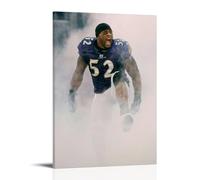 MYHRDF Ray LewisLiving Room Wall Art Waterproof Multifunctional Canvas Home Office UV Resistant Frameless PosterFrame-style16x24inch(40x60cm)