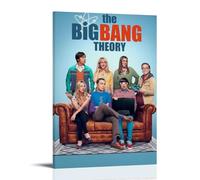 MYHRDF The Big Bang TheoryLiving Room Wall Art Waterproof Multifunctional Canvas Home Office UV Resistant Frameless PosterFrame-style20x30inch(50x75cm)