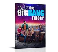 MYHRDF The Big Bang TheoryLiving Room Wall Art Waterproof Multifunctional Canvas Home Office UV Resistant Frameless PosterFrame-style08x12inch(20x30cm)