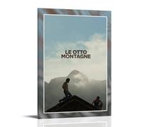 MYHRDF The Eight MountainsLiving Room Wall Art Waterproof Multifunctional Canvas Home Office UV Resistant Frameless PosterFrame-style12x18inch(30x45cm)