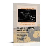 MYHRDF The Land Is Inhospitable And So Are We-MitskiLiving Room Wall Art Waterproof Multifunctional Canvas Home Office UV Resistant Frameless PosterFrame-style24x36inch(60x90cm)
