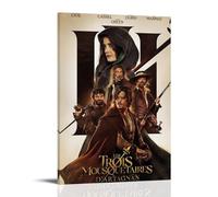 MYHRDF The Three Musketeers D'ArtagnanLiving Room Wall Art Waterproof Multifunctional Canvas Home Office UV Resistant Frameless PosterFrame-style16x24inch(40x60cm)