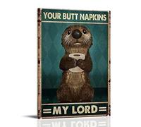MYHRDF Your Butt Napkins My LordLiving Room Wall Art Waterproof Multifunctional Canvas Home Office UV Resistant Frameless PosterFrame-style08x12inch(20x30cm)