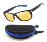 Myiaur Night Driving Glasses for Men&Women Polarised Anti Glare Glasses with Yellow Lenses for Enhanced Night Vision, Cycling & Running