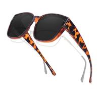 Myiaur Oversized Fit Over Sunglasses for Women, Trendy Wear Over Glasses, Polarized UV400 Protection Sunglasses for Driving Outdoors