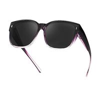 Myiaur Oversized Fit Over Sunglasses for Women, Trendy Wear Over Glasses, Polarized UV400 Protection Sunglasses for Driving Outdoors