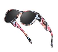Myiaur Polarised Over Glasses Sunglasses for Women, TR90 Trendy Frame, UV400 Protection Ideal for Outdoors & Driving