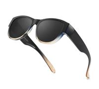 Myiaur Polarised Over Glasses Sunglasses for Women, TR90 Trendy Frame, UV400 Protection Ideal for Outdoors & Driving