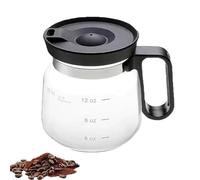 MYIHUIHUI 16 Oz Glass Coffee Mug - Coffee Pot Style Handle 16 Oz Glass Coffee Mug in Coffee Pot Shape for Hot Teas Hot Chocolate