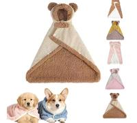 MYIHUIHUI Dog Cape Blanket Soft Double-Layer Cotton Hooded Design With Snap Buttons Dog Cape Fleece For Indoor Relaxing Outdoor Walks(#06,Large)