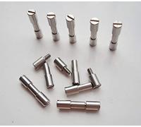 MYIW EDC Stainless Steel Knife Fasteners,Knifemakers Supply 10 Pack of Corby Screws,DIY Handle Fastener Rivits,Knife Shaft Screws (Stainless Steel, 0.2")